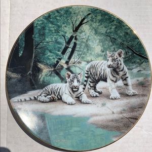 “Partners” Nature’s Playmates collectible plate
